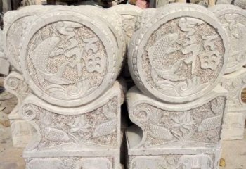 金华精美绝伦的金蟾蜍门墩雕塑