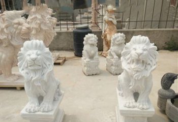 金华传承欧式历史的狮子雕塑