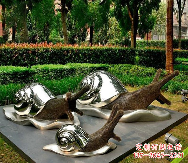 金华蜗牛雕塑不锈钢