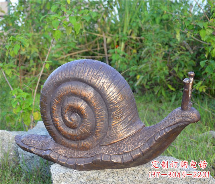 金华蜗牛铜雕塑