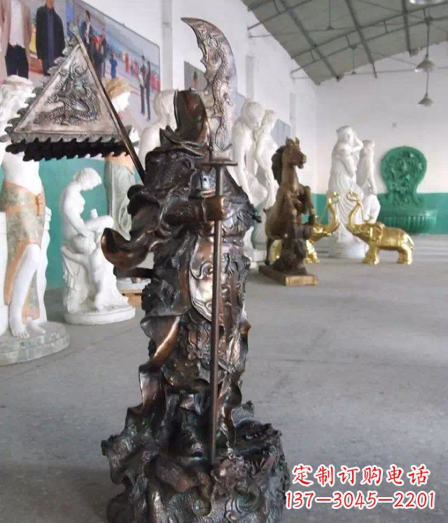 金华武财神关公人物铜雕