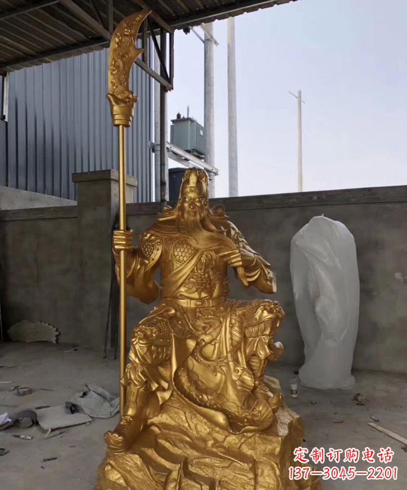 金华武财神铜雕
