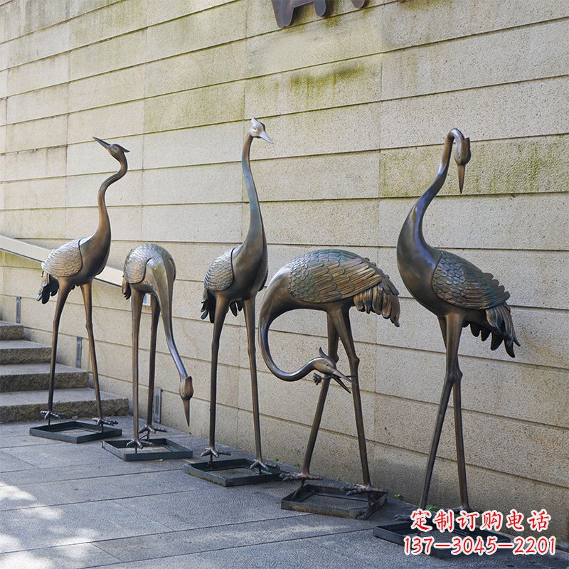 金华仙鹤不锈钢雕塑