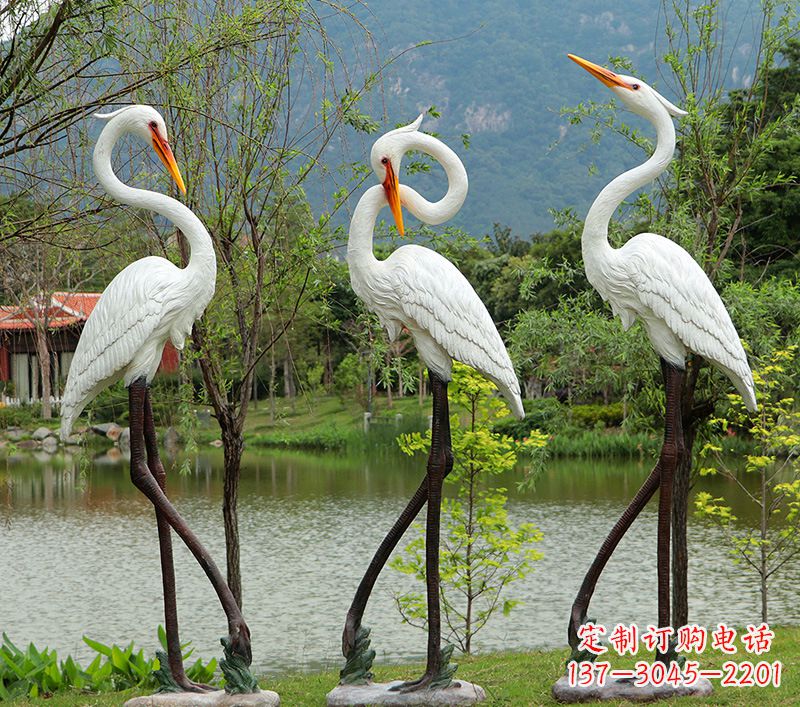 金华仙鹤的雕塑