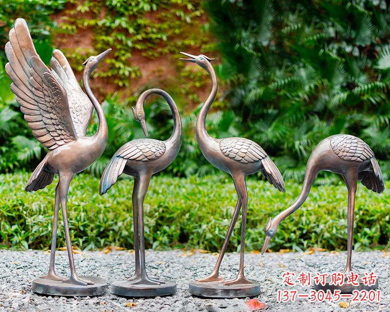 金华仙鹤雕像
