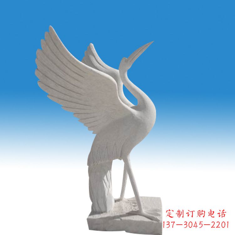 金华仙鹤砂岩雕塑