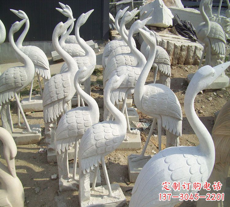 金华仙鹤石雕石雕