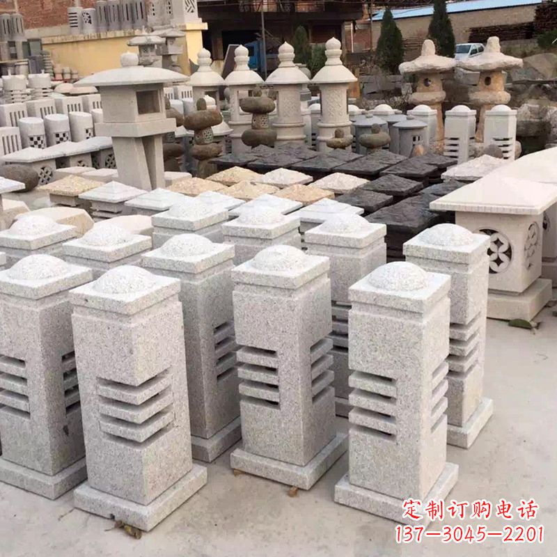 金华现代简约石雕灯笼