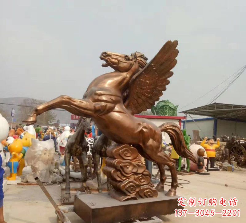 金华祥云飞马铜雕