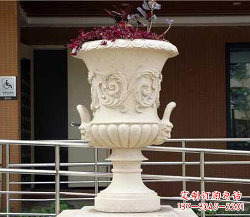 金华小区花盆景观石雕
