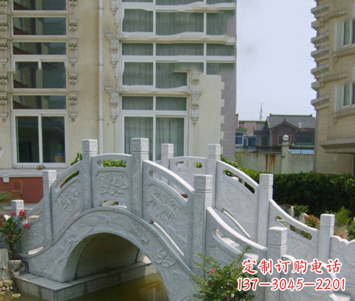 金华小区景观大理石拱桥 (2)