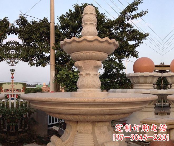金华小区景观大型喷泉石雕 (4)