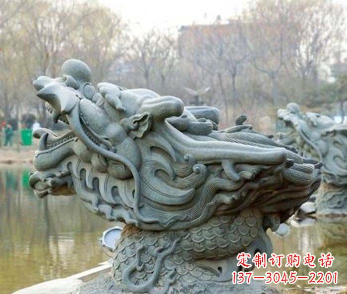 金华小区景观龙头喷泉石雕