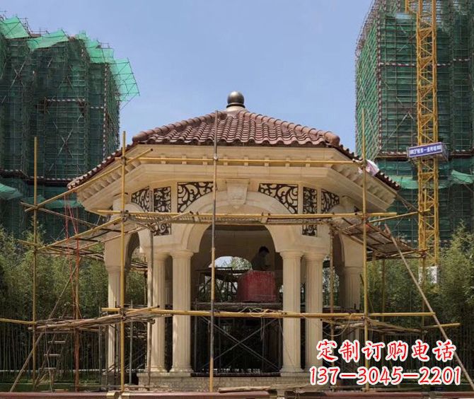 金华小区景观欧式凉亭石雕