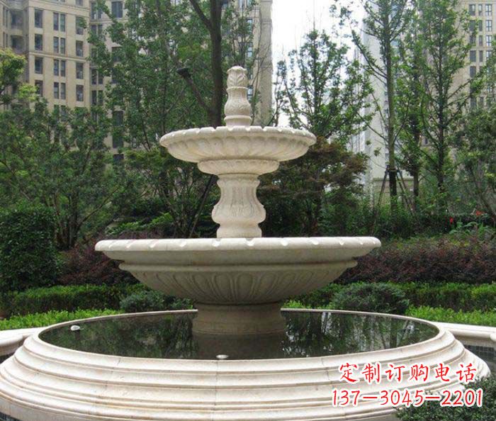 金华小区景观欧式喷泉石雕 (2)