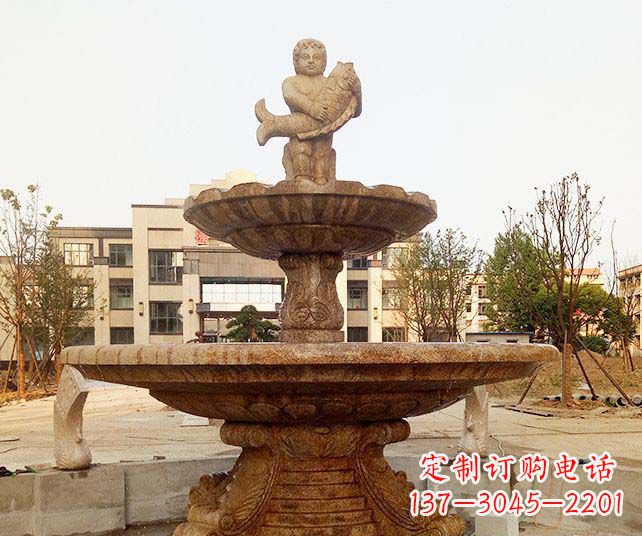 金华小区景观欧式喷泉石雕