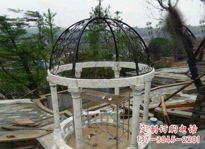 金华小区欧式圆顶凉亭石雕