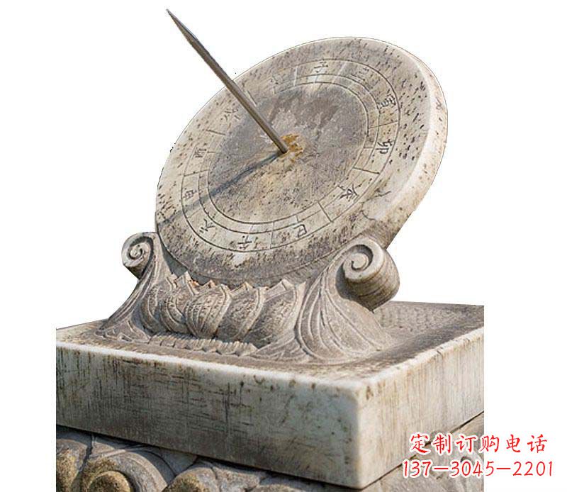 金华校园大理石日晷景观石雕