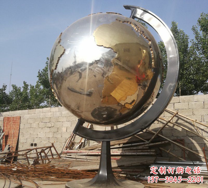 金华校园地球仪雕塑