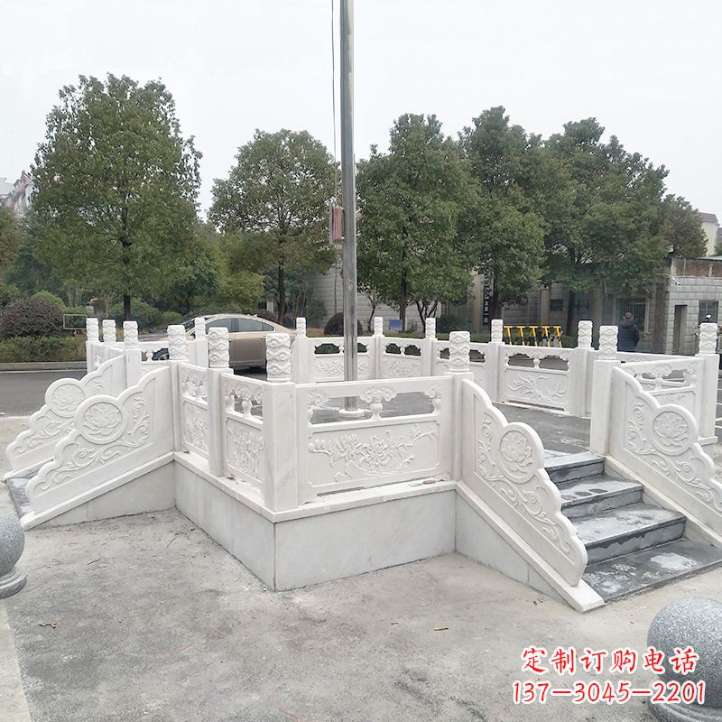 金华校园广场石雕升旗台