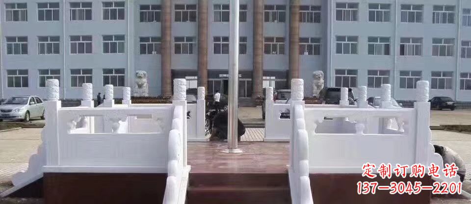 金华校园汉白玉升旗台石雕
