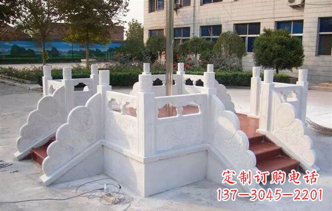 金华校园汉白玉升旗台