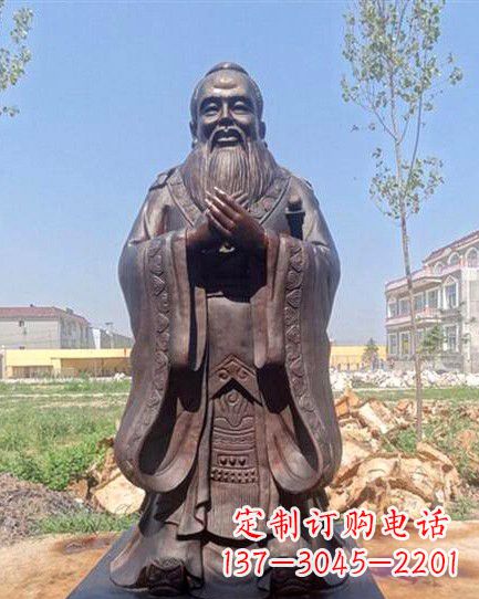 金华校园孔子雕像 (2)