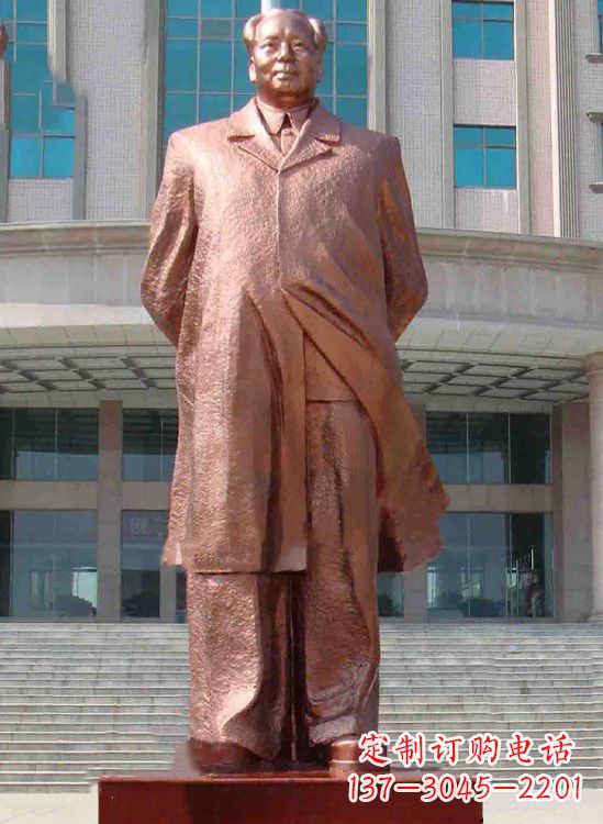 金华校园毛主席铜像