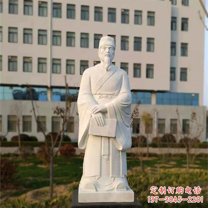 金华校园名人汉白玉雕塑医院医学院古代著名人物雕像