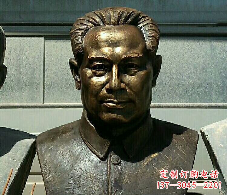 金华校园周恩来胸像铜雕
