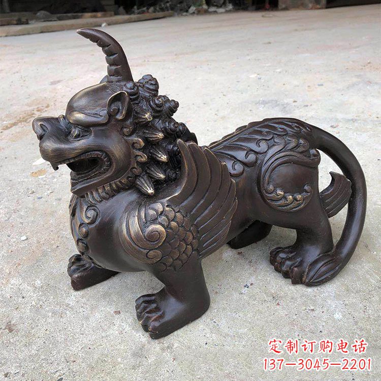 金华獬豸纯铜铸造雕塑