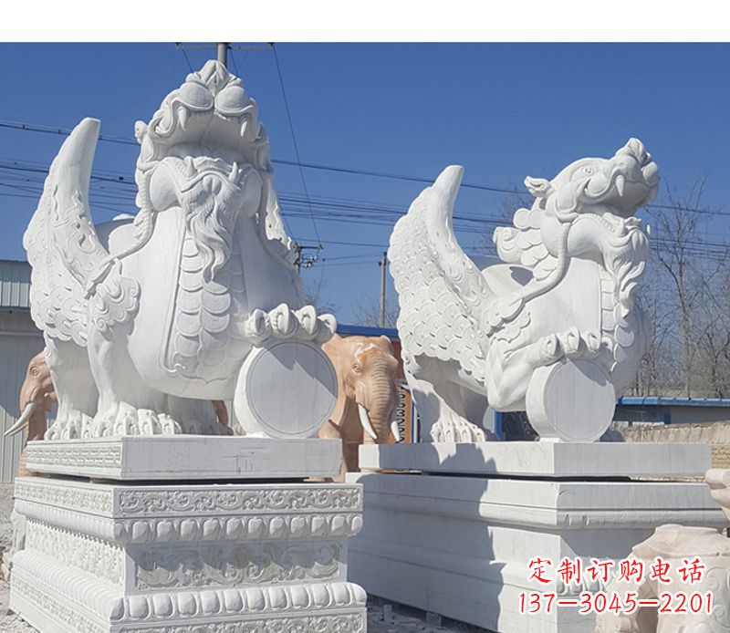 金华獬豸法院门口神兽石雕