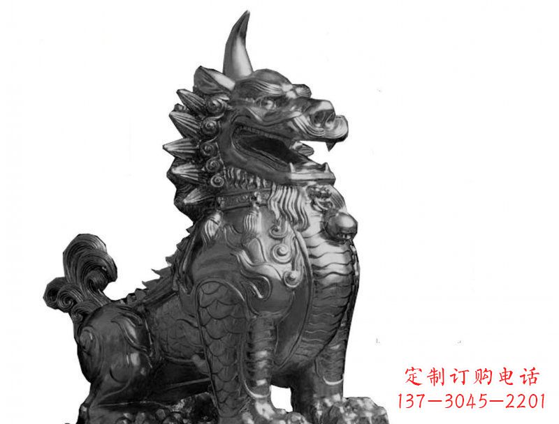 金华獬豸法院景观铜雕