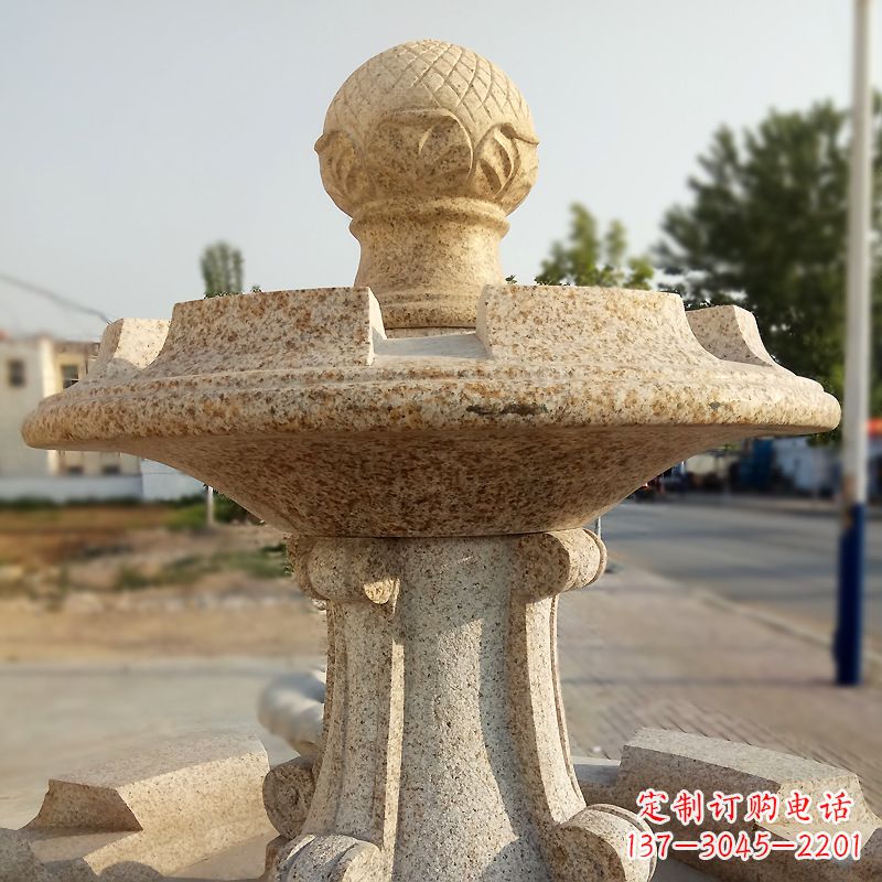 金华新型石雕风水球