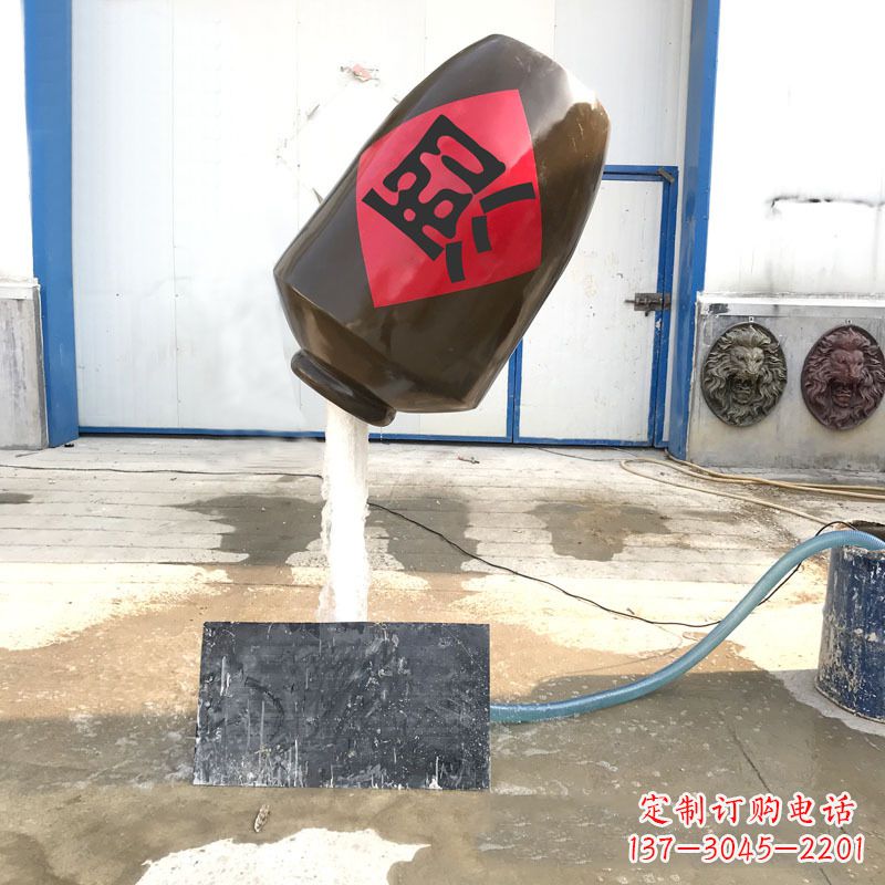 金华悬空酒壶流水喷泉