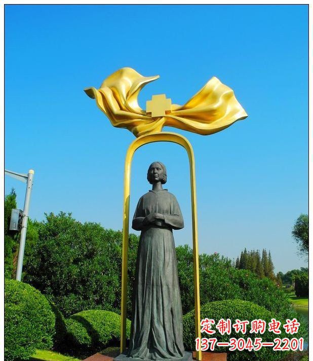 金华医院南丁格尔名人铜雕