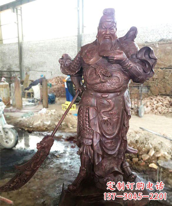 金华义薄云天关公像