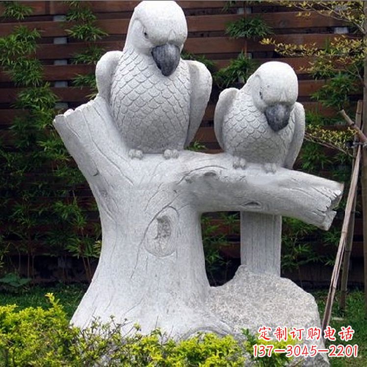 金华鹦鹉大理石雕塑