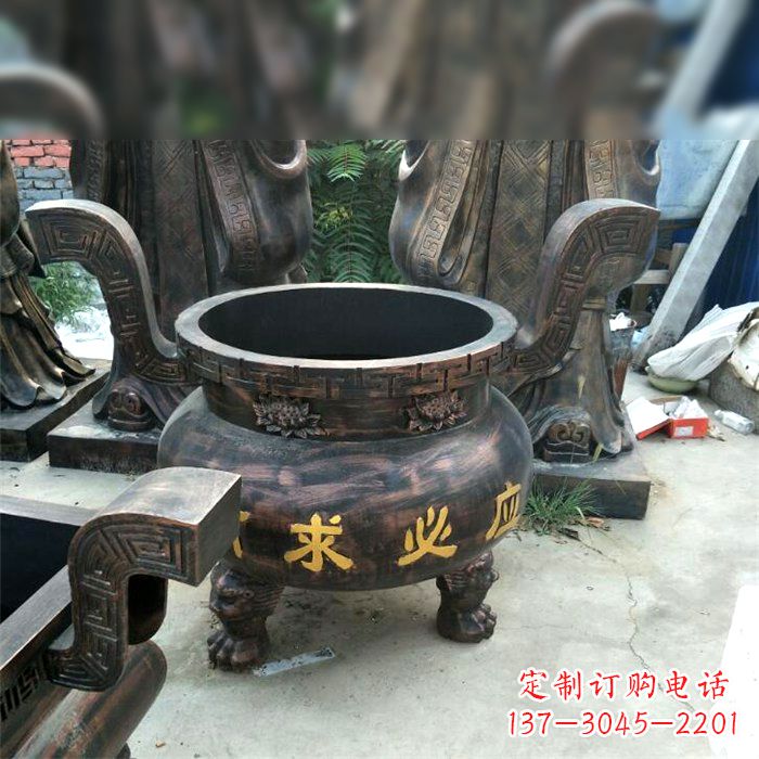 金华有求必应祈福铜雕香炉