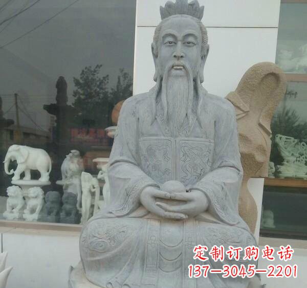 金华元始天尊神像石雕