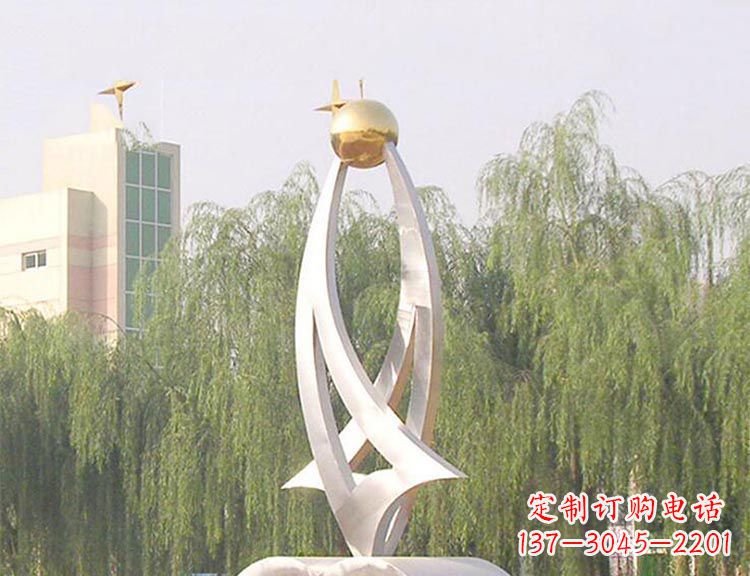 金华园林不锈钢创意书籍雕塑