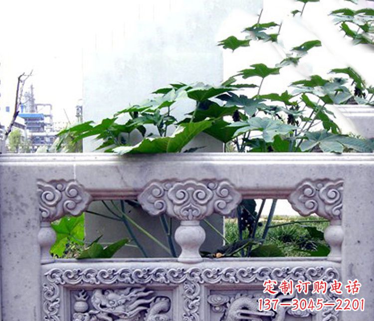 金华园林仿古石栏板景观石雕 (6)