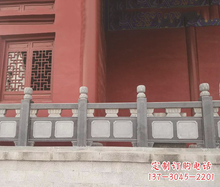 金华园林仿古石栏板景观石雕 (8)