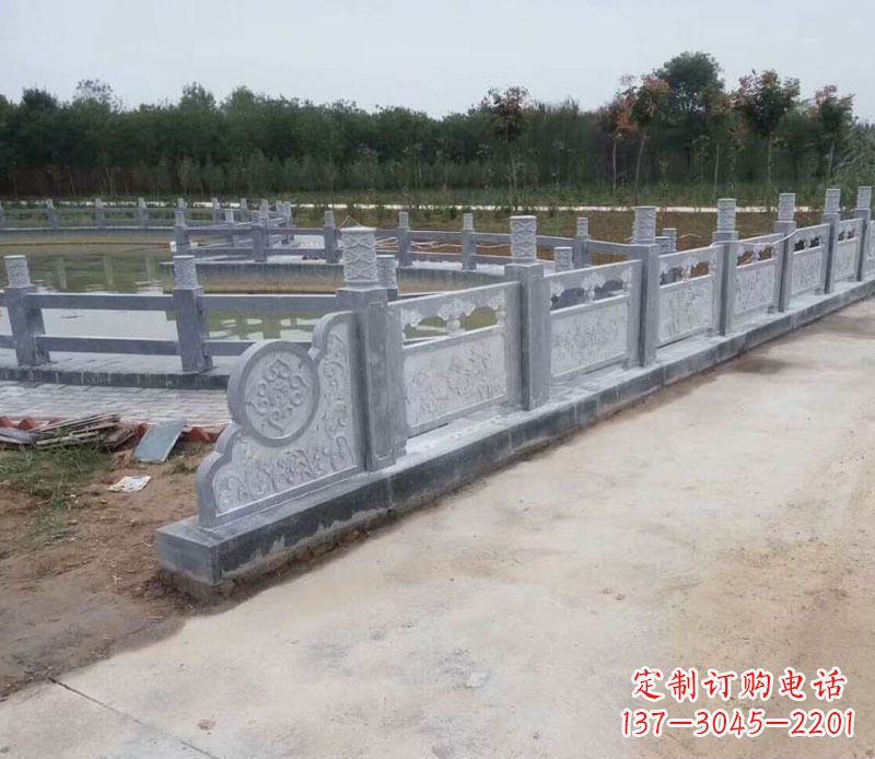金华园林仿古石栏板景观石雕 (11)