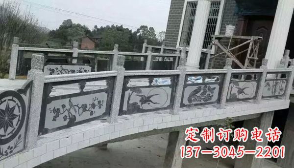 金华园林仿古石栏板景观石雕 (10)