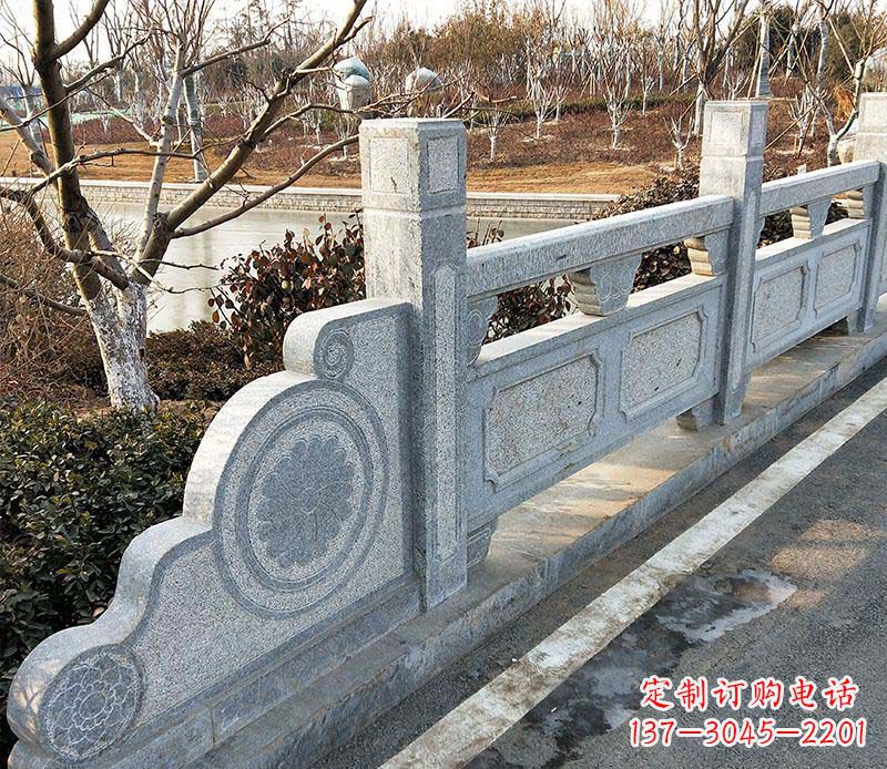 金华园林仿古石栏板景观石雕_1