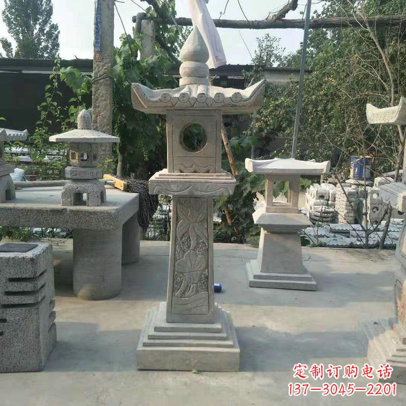 金华园林仿古做旧中式石灯