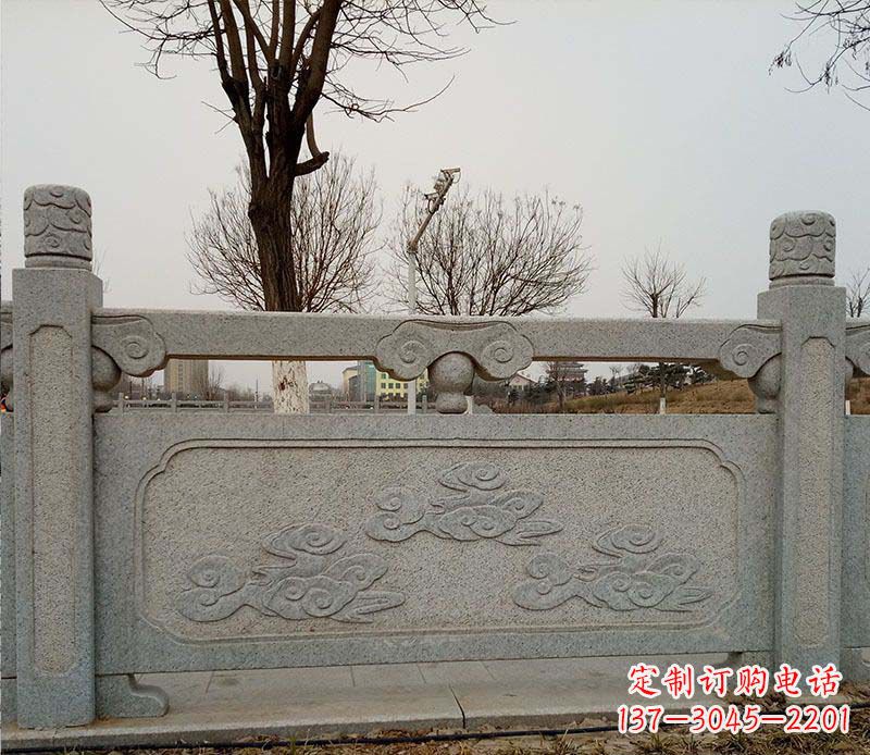 金华园林护城河石栏板景观石雕
