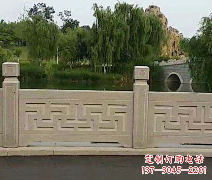 金华园林景观大理石栏板石雕 (4)