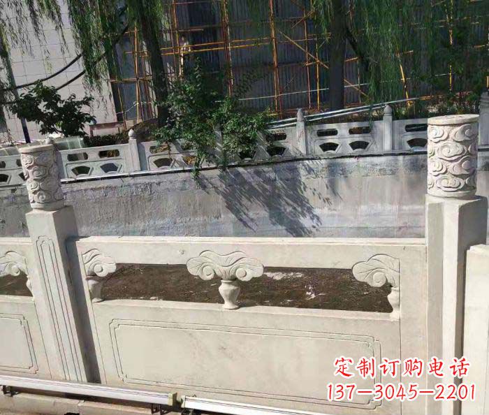 金华园林景观大理石栏板石雕 (6)